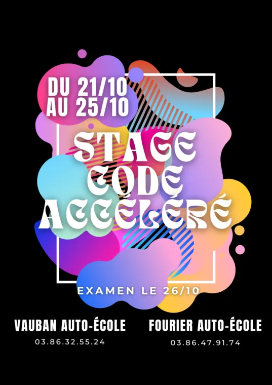 Passer son code en accéléré à Auxerre en octobre, Auxerre, Vauban-Fourier auto-moto école